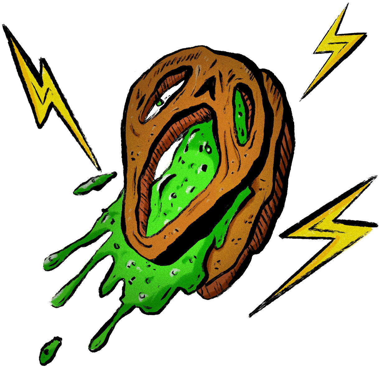 Skull with Lightning